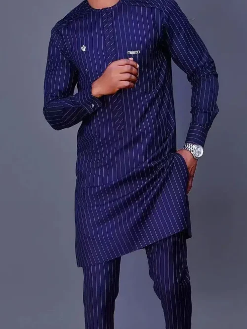 Boubou Indigo Homme